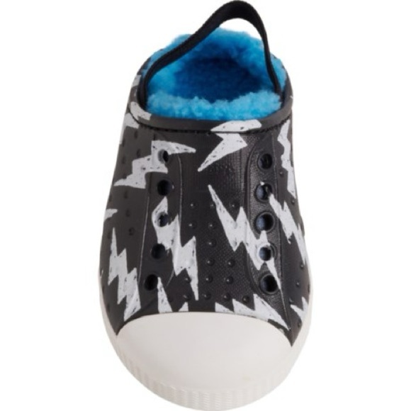 Native Jefferson Cozy Glow Slip-On Shoes - Size C10/EU 27 - Black/Blue - NWB - Picture 2 of 11